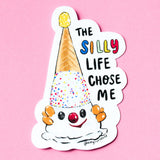 Silly Clown Cone - Sticker
