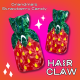 Strawberry Candy Hair Claw