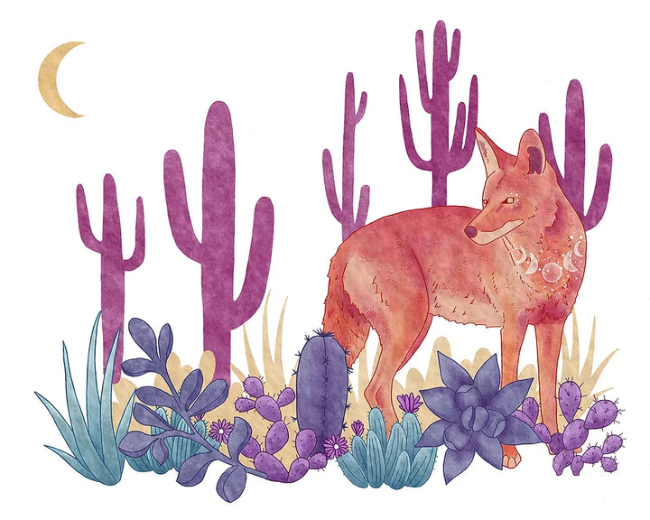 Desert Coyote Print