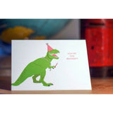 Dino Dessert Birthday Card