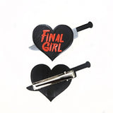 Final Girl Horror Movie Hair Clips