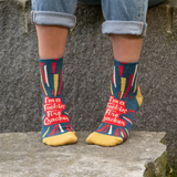 Blue Q Women's Ankle Socks 'I'm A Fuckin' Firecracker'