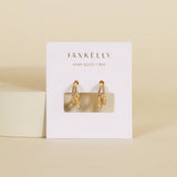 Double Gold Hoop Earrings