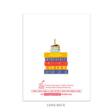 Beautiful Life Story | Books Birthday card