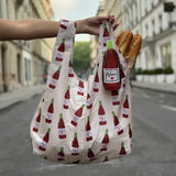 2-in-1 Bag Charm & Reusable Shopper Bag - Pink Cowgirl Boot