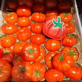 2-in-1 Bag Charm & Reusable Shopper Bag - Ripe Red Tomato