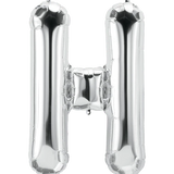 34" Jumbo Silver Foil Letter Balloon
