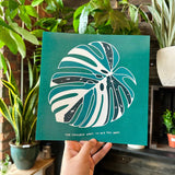Monstera Art Print | 10"x10"