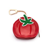 2-in-1 Bag Charm & Reusable Shopper Bag - Ripe Red Tomato