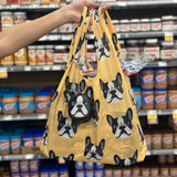 2-in-1 Bag Charm & Reusable Shopper Bag - Boston Terrier Dog