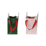 Creative Co-op Mushroom Shaped Gift Bag - Green