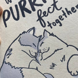We're Purrfect Together Love/Anniversary Card