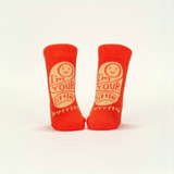 Blue Q Baby Socks Set of 2 Pairs - 'I'm Your Little Burrito/ Don't Blame Your Farts On Me'