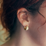 Geometric Huggie Hoop