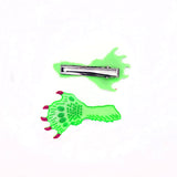 Swamp Creature Claws Hair Clips