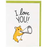 Hamster Love/Anniversary Card