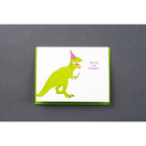 Dino Dessert Birthday Card