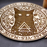6" Black Cat Pendulum Board