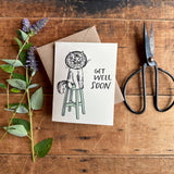 Get Well Soon Cat Illness Empathy Card