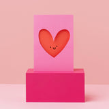 Die Cut Love Heart Love/Anniversary Card