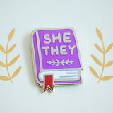 Misomomo Pronoun Enamel Pin