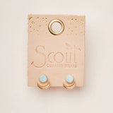 Scout Curated Moon Phase Ear Jacket - Amazonite/Gold