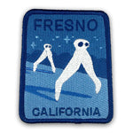 Monsterologist gift  iron on travel patch fresno california nightcrawlers