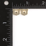Enamel Stud Earrings - Black Cat