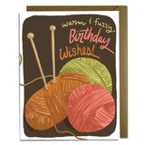 Knitters Birthday Card