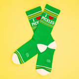 Gumball Poodle Gym Socks 'I ❤️ Pickles'