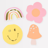 Meri Meri Happy Face Icon Diecut Napkins