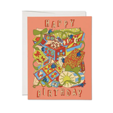 Birthday Card - Gift Pile