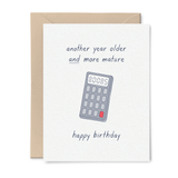 Calculated Birthday Card