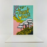 Mushrooms & Moss Thank You Card
