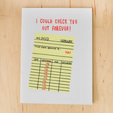 Alphabet Studios Love / Anniversary Card - Check You Out