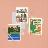 For The Books Shelfie Birthday Card