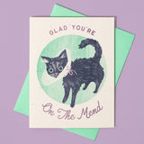 'Glad You're on the Mend' - Risograph Get Well Card