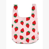2-in-1 Bag Charm & Reusable Shopper Bag - Ripe Strawberry