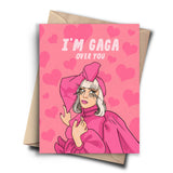 I'm Gaga Over You Love/Anniversary Card