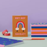 Hey Hey Hooray Rainbow Everyday Card
