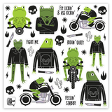 The Swear Jar Sticker Sheet -  Ridin' Dirty Rebels