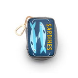 2-in-1 Bag Charm & Reusable Shopper Bag - Canned Sardines