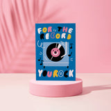 Just for the Record Friendship/Encouragement Card