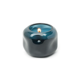 5 oz. Basalt Organic-Shaped Tinted Glass - Navy - Rosewater Santal