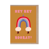 Hey Hey Hooray Rainbow Everyday Card