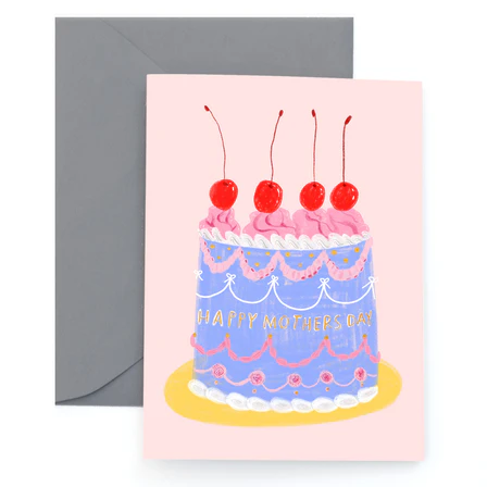 Carolyn Suzuki Mother's Day Card - Colorful Cake