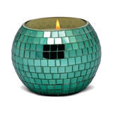Paddywax Magique Disco Ball Candle Green