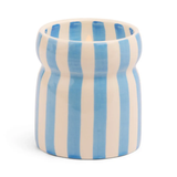 Cabana 6.5oz. Striped Ceramic Candle - Lost At Sea