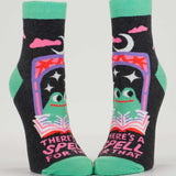 Blue Q Ankle Socks There's a Spell