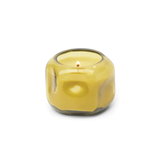 5 oz. Basalt Organic-Shaped Tinted Glass - Yellow - Tobacco Patchouli